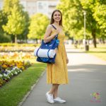 Bolygó mintás fitness táska