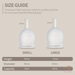 Tieutcup menstruációs kehely sterilizáló pohárral