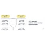 Tieutcup menstruációs kehely sterilizáló pohárral