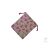 Cotton cup bag with strawberry pattern (pink base)