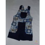 Kalózos kertésznadrág, méret: 86-92 hó