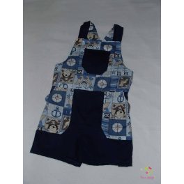 Kalózos kertésznadrág, méret: 86-92 hó