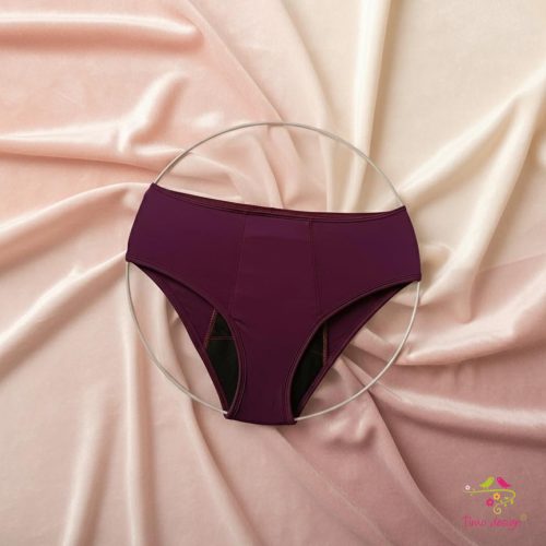 Új generációs padlizsánlila menstruációs bugyi, erős vérzéshez vagy éjszakára