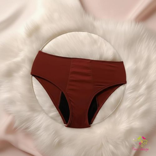 Új generációs bordó menstruációs bugyi, erős vérzéshez vagy éjszakára