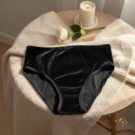   "Black velvet" - új generációs fekete menstruációs bugyi, erős vérzéshez vagy éjszakára