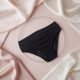 Black period underwear for heavy flow