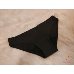 Black laser cut hipster period panties