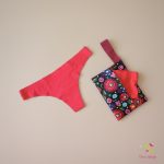 Piros lézervágott tanga tisztasági bugyi