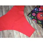 Piros lézervágott tanga tisztasági bugyi