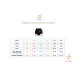 Black high waist period swimwear, bikini bottom