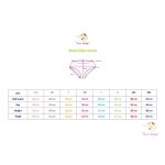 Black period swimwear, bikini bottom 