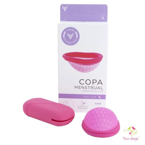 Femme menstruációs korong pink színben