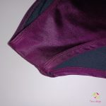 "Sparkling plum" middle waist period swimwear, bikini bottom