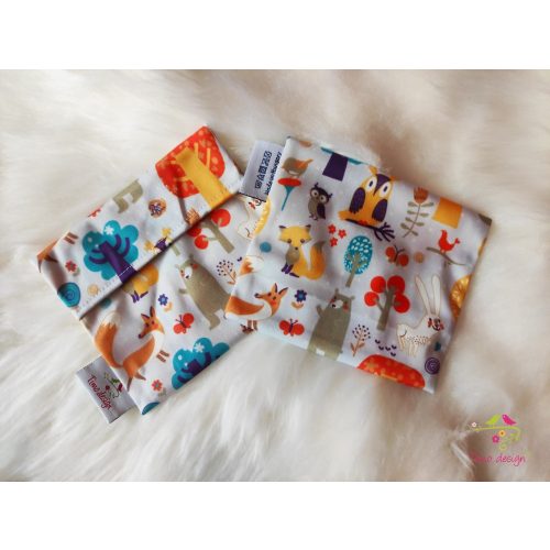 Small wetbag with forest animals pattern