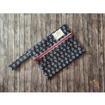 Sötétkék horgony mintás nedvességzárós neszeszer