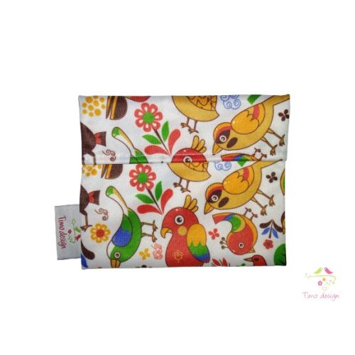 Small wetbag with birds pattern