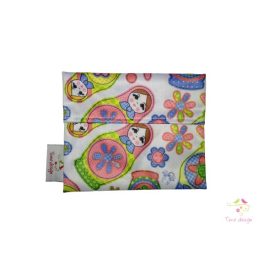 Small wetbag with Matrjoska doll pattern