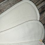 Organic cotton mini cloth pad – wingless, with leak-resistant backing