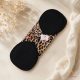 24 cm panther patterned cloth pad for moderate to flow