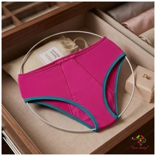 "Pink candy" period underwear for heavy flow