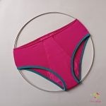 "Pink candy" period underwear for heavy flow