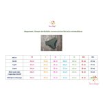 "Pomegranate" middle waist period swimwear, bikini bottom