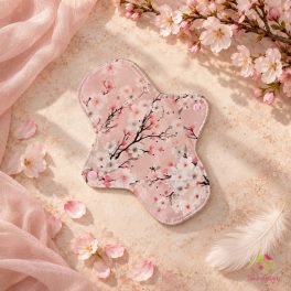 24 cm "Sakura" cloth pad for moderate to flow