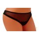 Black period panties in thong style for light flow