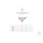 Menstruációs tanga enyhe vérzéshez, meglepetés mintával / színben