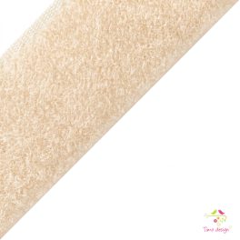Velcro testszínű 50 mm széles tépőzár, bolyhos