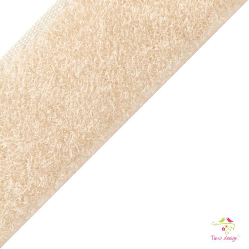 Velcro testszínű 50 mm széles tépőzár, bolyhos