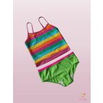 Élénkzöld - pink tini "tisztasági" fürdőbugyi