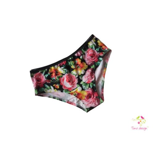 "Flowers" teen leak-proof swim bottom