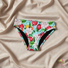   Teen period panties for heavy flow, in bikini style with Timo design unique pattern