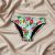 Teen period panties for heavy flow, in bikini style with Timo design unique pattern