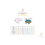 "Erdei állatok" bevarrt magos tini bugyi, közepes erősségű vérzéshez tervezve