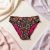 Teen period panties for heavy flow, in bikini style with Timo design unique pattern