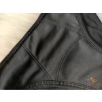 New generation black period panties for heavy flow in bikini style