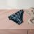New generation navy-white polka dot period panties for heavy flow in bikini style