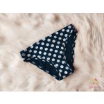 New generation navy-white polka dot period panties for heavy flow in bikini style
