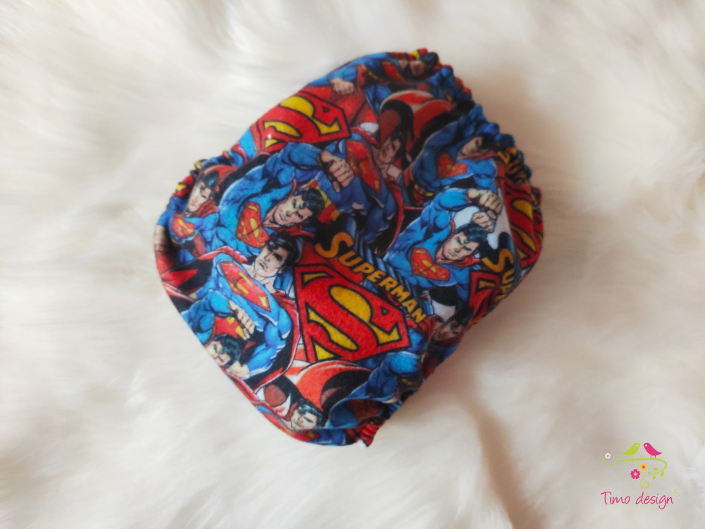 Superman mintás mosható pelenka külső